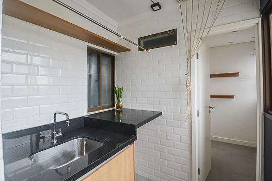 Área de Serviço de apartamento para alugar com 3 quartos, 132m² em Vila Sao Joao, São Bernardo do Campo