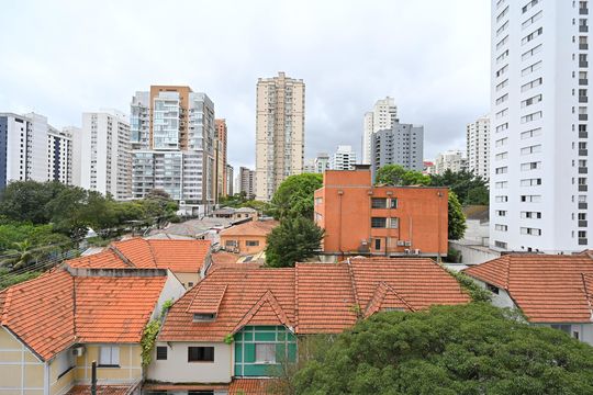 Vista da Varanda de kitnet/studio para alugar com 1 quarto, 26m² em Vila Clementino, São Paulo