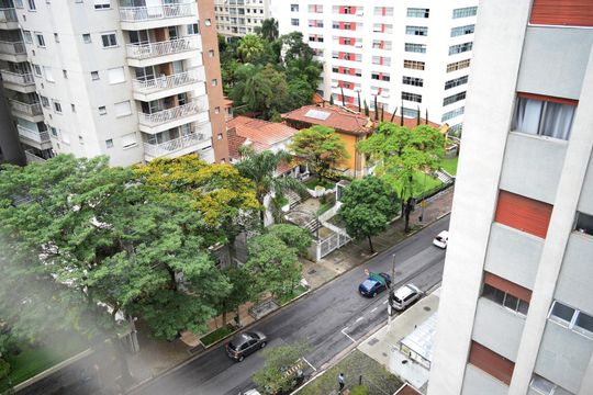 Vista do Quarto 2 de apartamento para alugar com 3 quartos, 80m² em Jardim Paulista, São Paulo