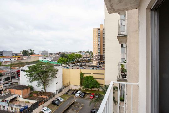 Varanda da Sala de apartamento à venda com 2 quartos, 50m² em Jardim Remanso, Diadema