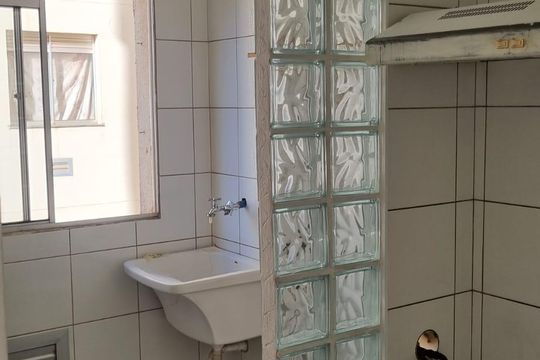 Área de serviço de apartamento à venda com 2 quartos, 50m² em Residencial Takanos, Campinas