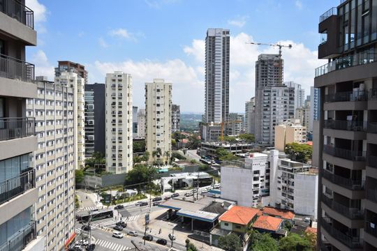 Vista de apartamento para alugar com 1 quarto, 26m² em Sumaré, São Paulo