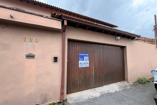 Fachada + placa grande EWTB-2892 de casa para alugar com 2 quartos, 100m² em Casa Branca, Santo André