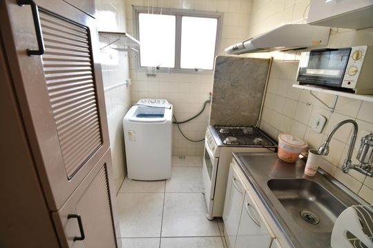Cozinha de apartamento para alugar com 1 quarto, 36m² em Vila Industrial (campinas), Campinas