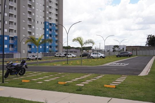 Área comum de apartamento para alugar com 2 quartos, 42m² em Parque Fehr, São Carlos