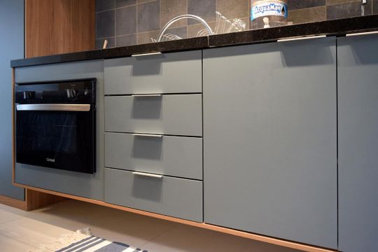 Cozinha de kitnet/studio à venda com 1 quarto, 31m² em Perdizes, São Paulo