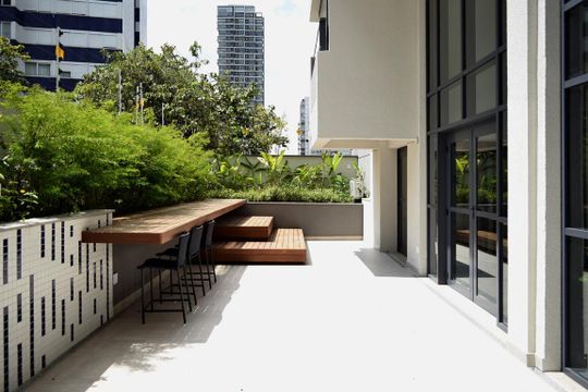 Área comum de kitnet/studio à venda com 1 quarto, 31m² em Perdizes, São Paulo