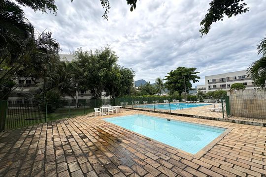 Área comum - Piscina de apartamento para alugar com 2 quartos, 48m² em Freguesia (jacarepaguá), Rio de Janeiro