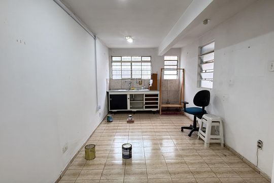 Cozinha de casa para alugar com 1 quarto, 90m² em Vila Regente Feijó, São Paulo