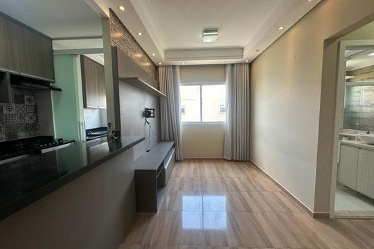 Sala de apartamento para alugar com 2 quartos, 51m² em Centro, Barueri