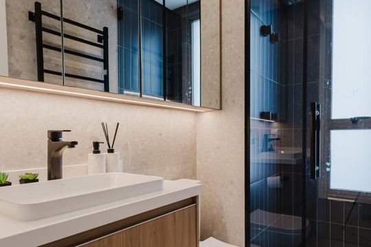 Banheiro 2 de apartamento para alugar com 3 quartos, 87m² em Santo Amaro, São Paulo