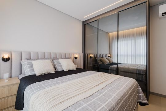 Quarto 1 de apartamento para alugar com 3 quartos, 87m² em Santo Amaro, São Paulo