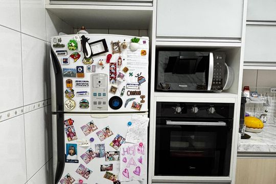 Cozinha de casa à venda com 3 quartos, 243m² em Vila Pires, Santo André