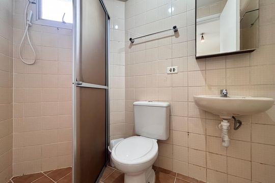 Banheiro da Suíte de apartamento para alugar com 1 quarto, 36m² em Indianópolis, São Paulo