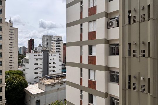 Vista de apartamento para alugar com 1 quarto, 36m² em Indianópolis, São Paulo