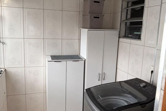 Área de serviço de apartamento à venda com 2 quartos, 56m² em Conjunto Residencial José Bonifácio, São Paulo