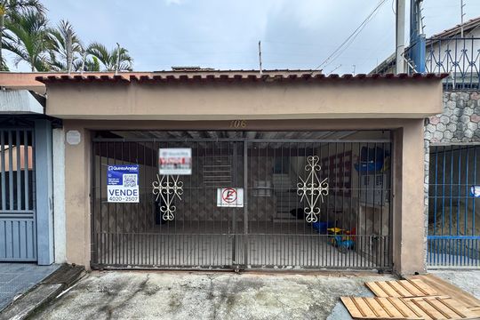 Fachada de casa à venda com 2 quartos, 71m² em Jardim Valdibia, São Bernardo do Campo