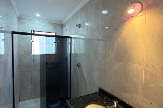 Banheiro Social de apartamento para alugar com 1 quarto, 68m² em Vila Santa Luzia, São Bernardo do Campo