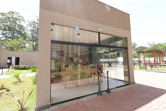 Área comum - Churrasqueira de apartamento à venda com 2 quartos, 42m² em Usina Piratininga, São Paulo