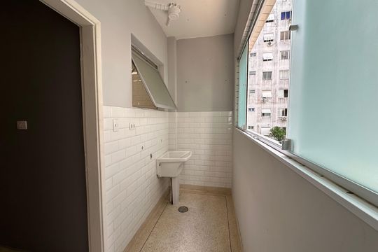 Lavanderia de apartamento para alugar com 1 quarto, 87m² em Centro, São Vicente