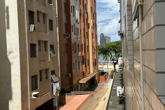 Vista da Rua de apartamento para alugar com 1 quarto, 87m² em Centro, São Vicente