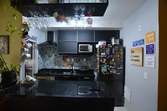 COZINHA  de apartamento para alugar com 2 quartos, 57m² em Jardim Esmeralda, São Paulo