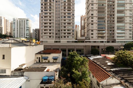 Vista da Varanda de kitnet/studio para alugar com 1 quarto, 25m² em Pompeia, São Paulo