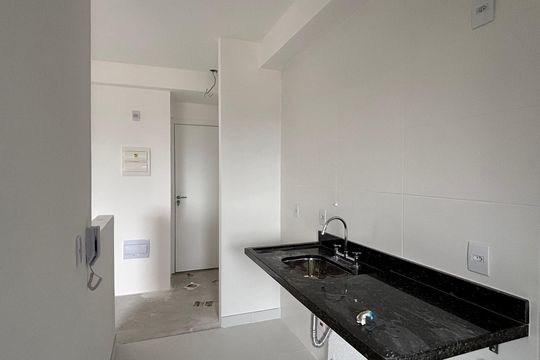 Cozinha de apartamento à venda com 2 quartos, 53m² em Bosque da Saúde, São Paulo