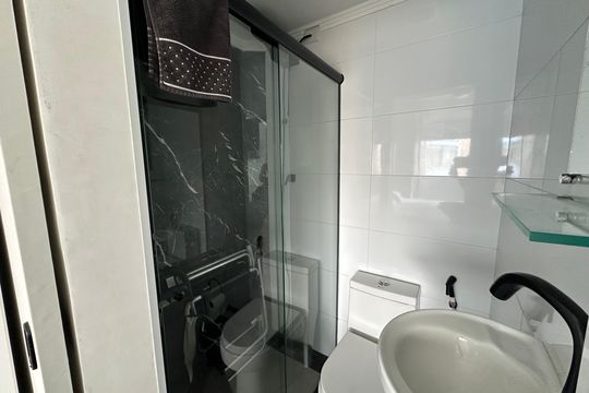 Quarto  de apartamento para alugar com 1 quarto, 50m² em Centro, São Vicente