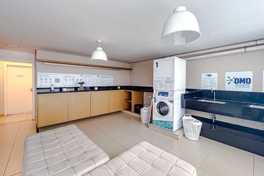 Área comum de apartamento à venda com 1 quarto, 46m² em Tatuapé, São Paulo