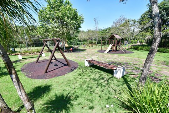 Área comum - Playground de casa de condomínio para alugar com 3 quartos, 220m² em Barão Geraldo, Campinas