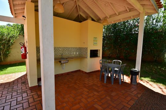 Área comum - Churrasqueira de casa de condomínio para alugar com 3 quartos, 220m² em Barão Geraldo, Campinas