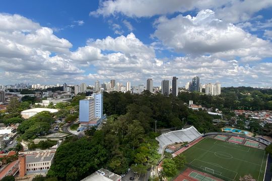 Varanda - Vista de apartamento para alugar com 1 quarto, 38m² em Umuarama, Osasco
