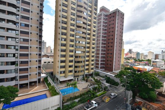 Sala - Vista de apartamento à venda com 3 quartos, 95m² em Bosque, Campinas
