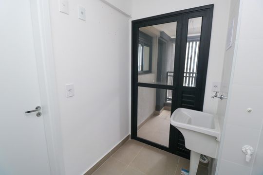 Área de Serviço de apartamento à venda com 3 quartos, 108m² em Campestre, Santo André