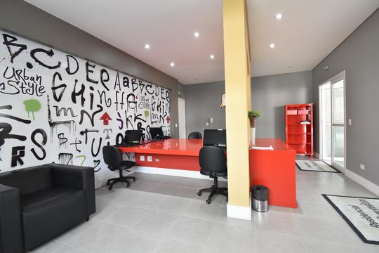 Área comum - Coworking de apartamento à venda com 3 quartos, 79m² em Portão, Curitiba