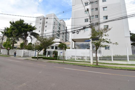 Fachada do condomínio de apartamento à venda com 3 quartos, 79m² em Portão, Curitiba