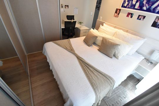 Suíte de apartamento à venda com 3 quartos, 79m² em Portão, Curitiba