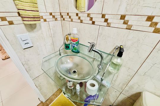 Banheiro de apartamento à venda com 2 quartos, 43m² em Jardim Casa Pintada, São Paulo