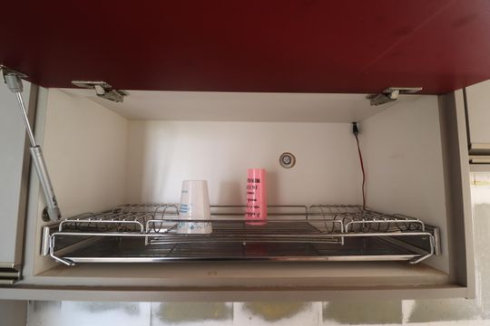 Cozinha de apartamento para alugar com 2 quartos, 47m² em Grand Ville, Uberlândia