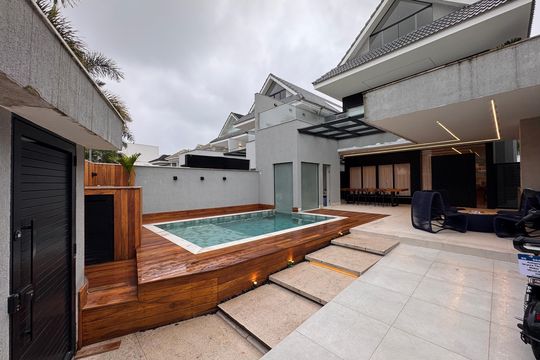 Área externa de casa de condomínio para alugar com 4 quartos, 280m² em Vargem Grande, Rio de Janeiro
