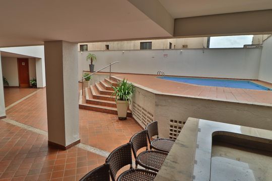 Área comum - Piscina de apartamento para alugar com 4 quartos, 162m² em Maracanã, Uberlândia
