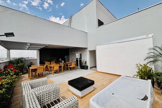 Área comum - Churrasqueira de apartamento para alugar com 2 quartos, 36m² em Vila Ré, São Paulo
