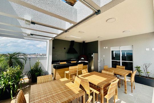 Área comum - Churrasqueira de apartamento para alugar com 2 quartos, 36m² em Vila Ré, São Paulo