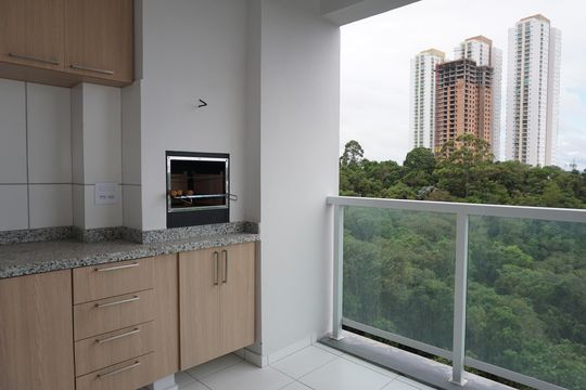 Varanda gourmet de apartamento para alugar com 3 quartos, 125m² em Jardim Santa Barbara, Embu das Artes