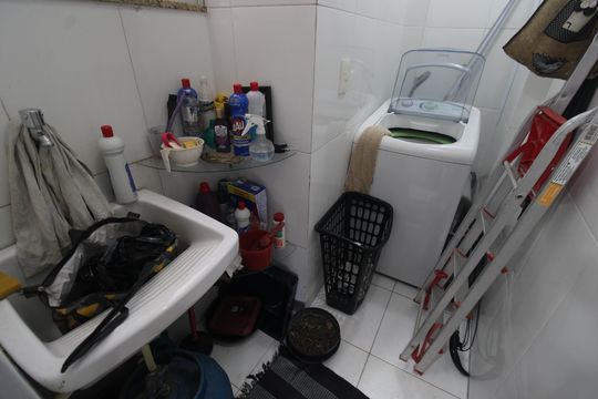 Área de serviço de apartamento para alugar com 2 quartos, 60m² em Pechincha, Rio de Janeiro
