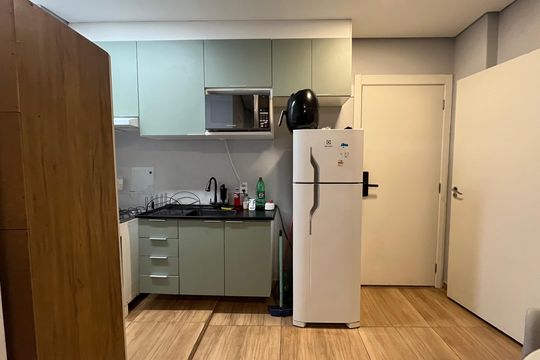 Cozinha de apartamento à venda com 1 quarto, 35m² em Piqueri, São Paulo