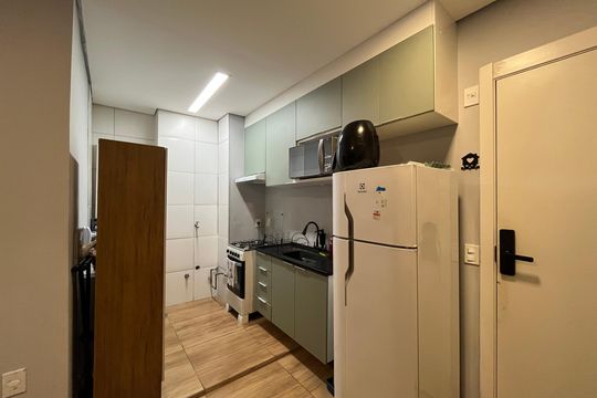 Cozinha de apartamento à venda com 1 quarto, 35m² em Piqueri, São Paulo