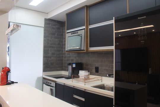 Cozinha de apartamento à venda com 3 quartos, 83m² em Boa Vista, São Caetano do Sul
