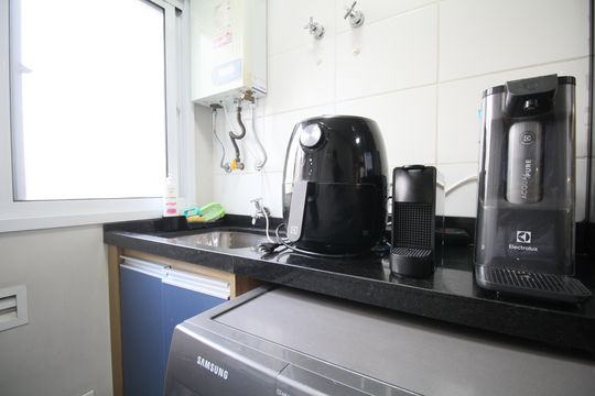 Área de Serviço de apartamento à venda com 2 quartos, 58m² em Vila Andrade, São Paulo